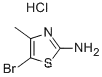 Molecular Structure of 133692-16-7 (2-Amino-5-bromo-4-methylthiazole hydrochloride)